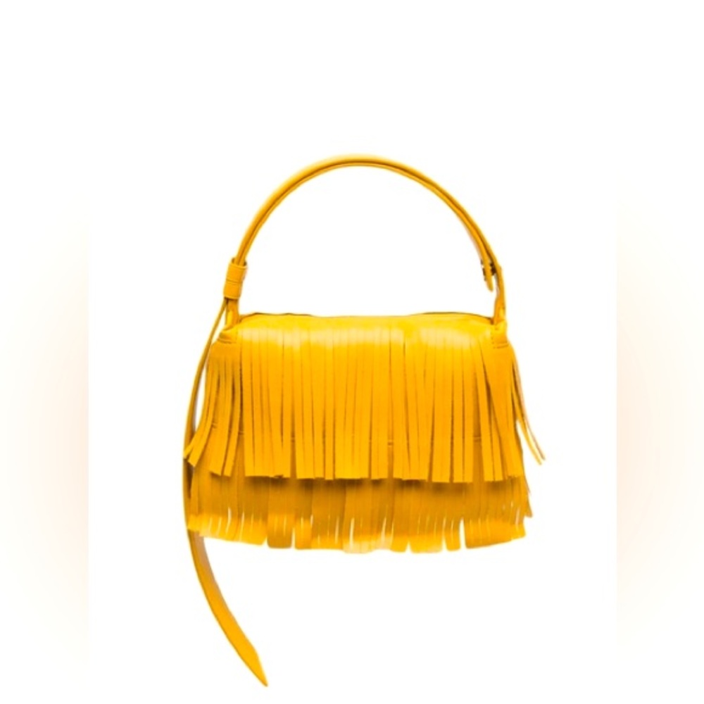Simon Miller Sunshine Puffin Vegan Leather Shoulder Bag In Yellow
